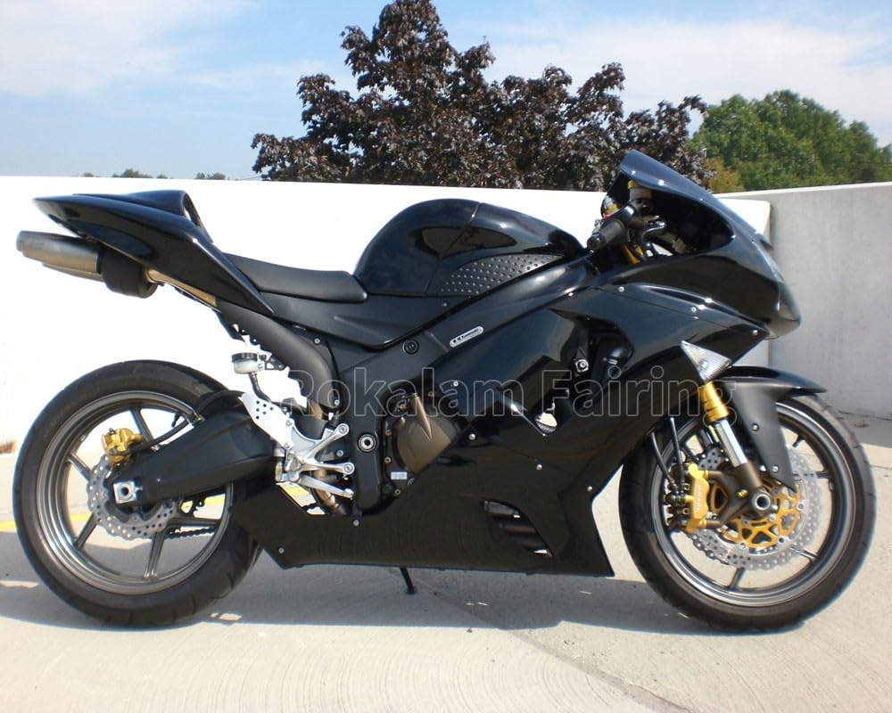 ZX-6R 2005 2006 Black Bodywork Parts For Kawasaki Ninja ZX6R ZX 6R